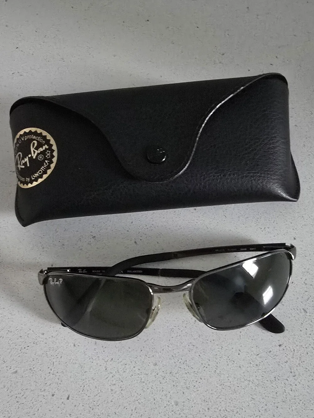 Vtg Ray-Ban Polarized Vintage Men's Flight Wrap Sunglasses